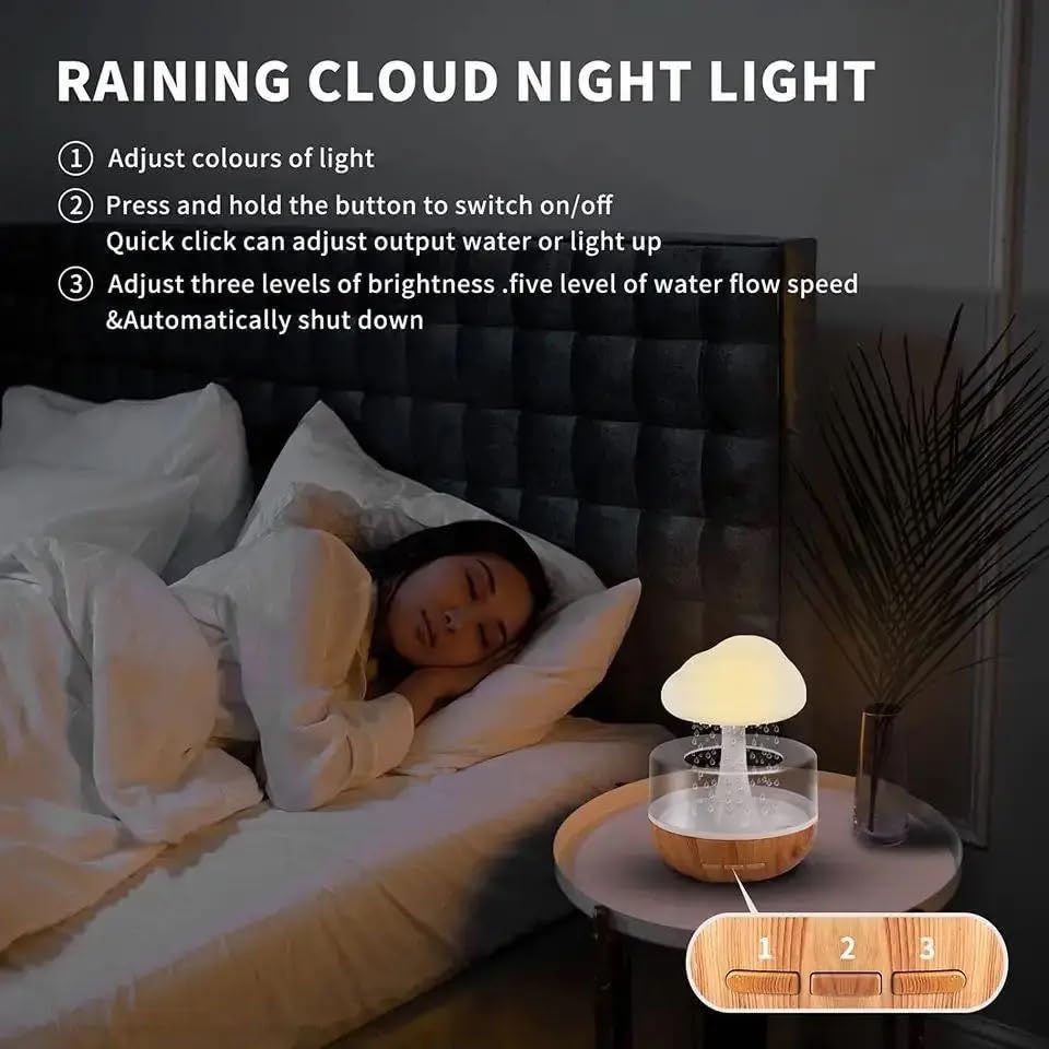 RGB Rainy Cloud Humidifier